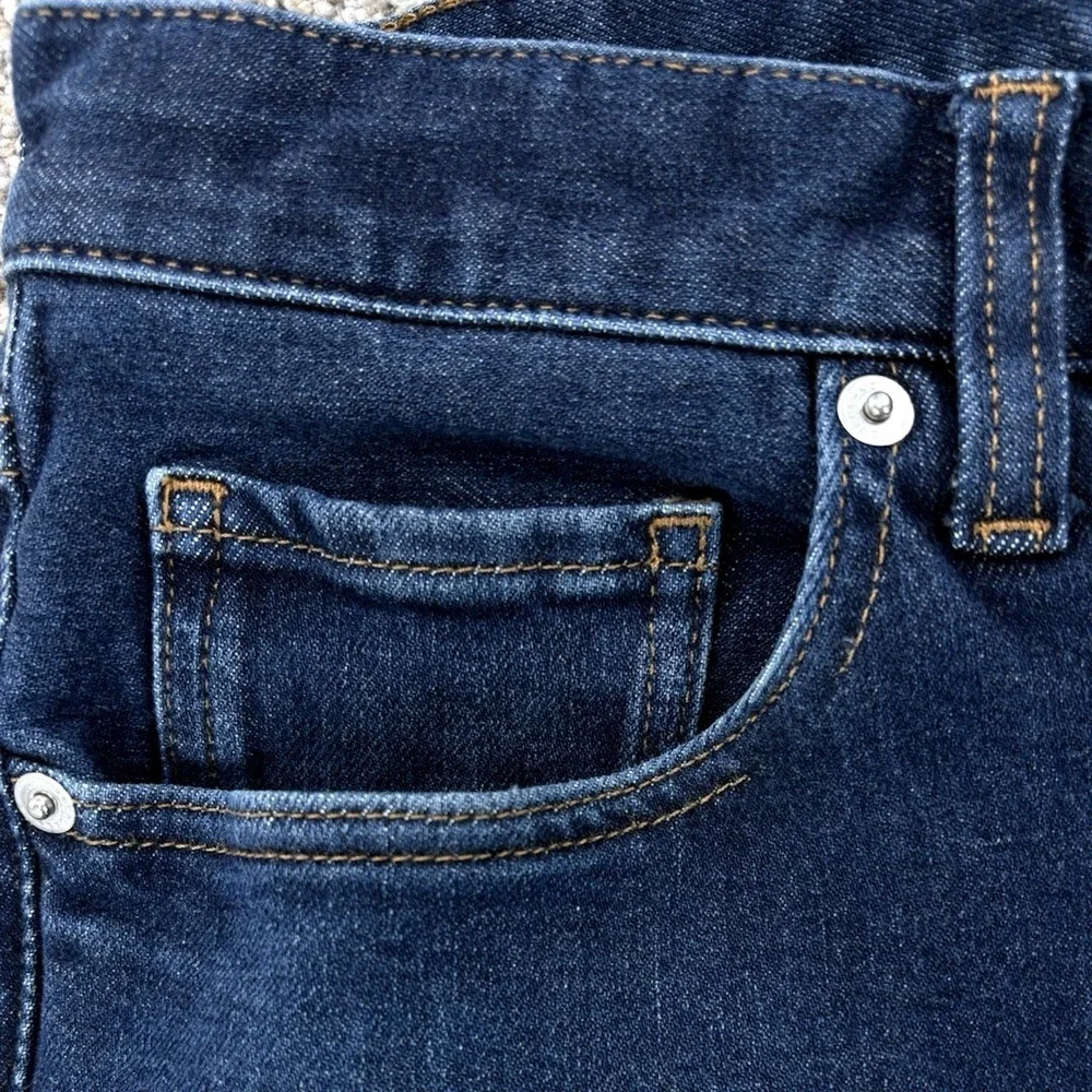 Everlane Uniform Slim 4-Way Stretch Organic Jean Mens 33x29* Blue Rinse Workwear